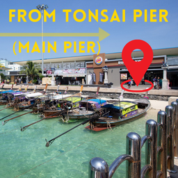from Tonsai Pier (Main Pier)