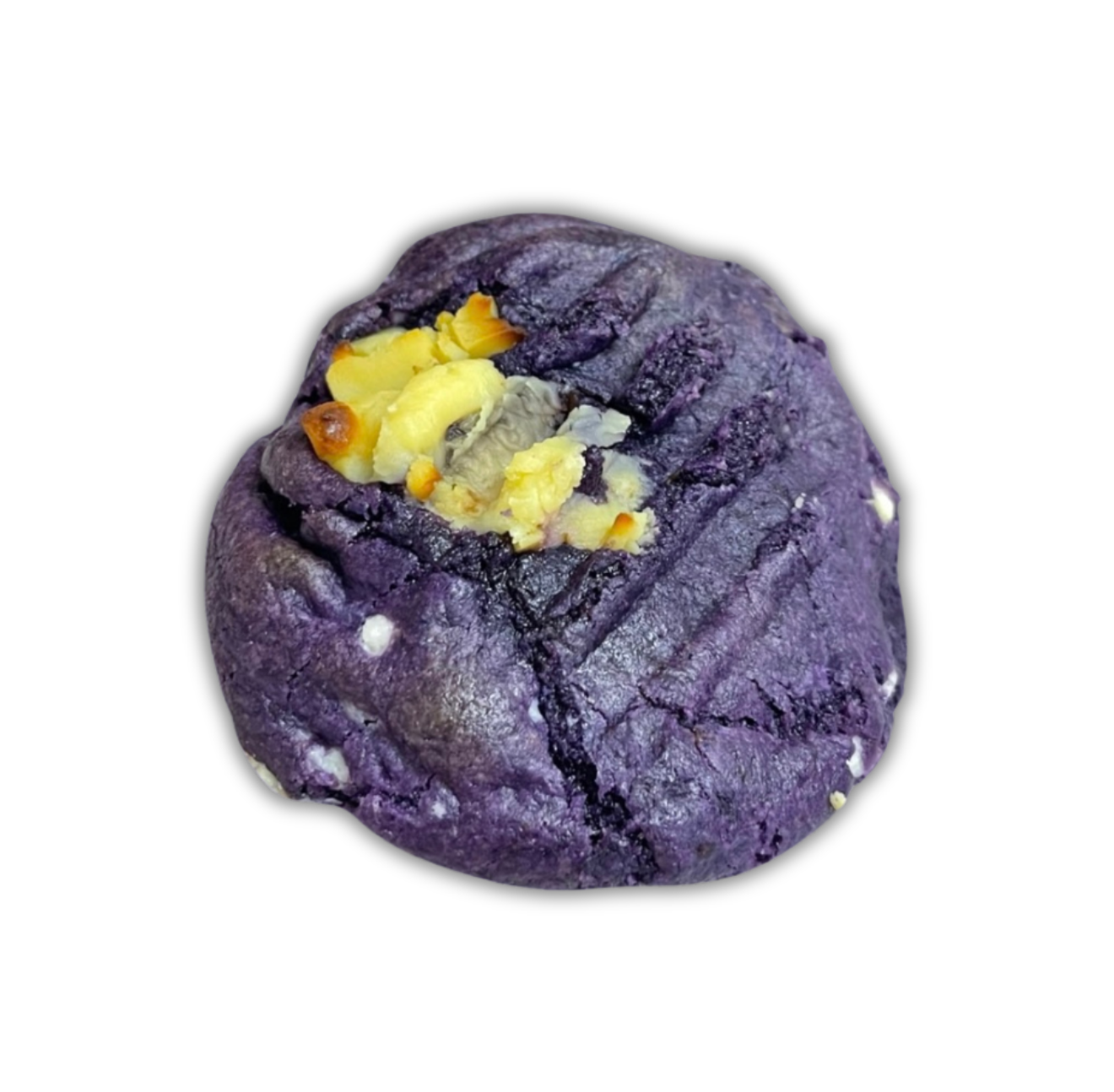 Ube Keso Chewy Cookies