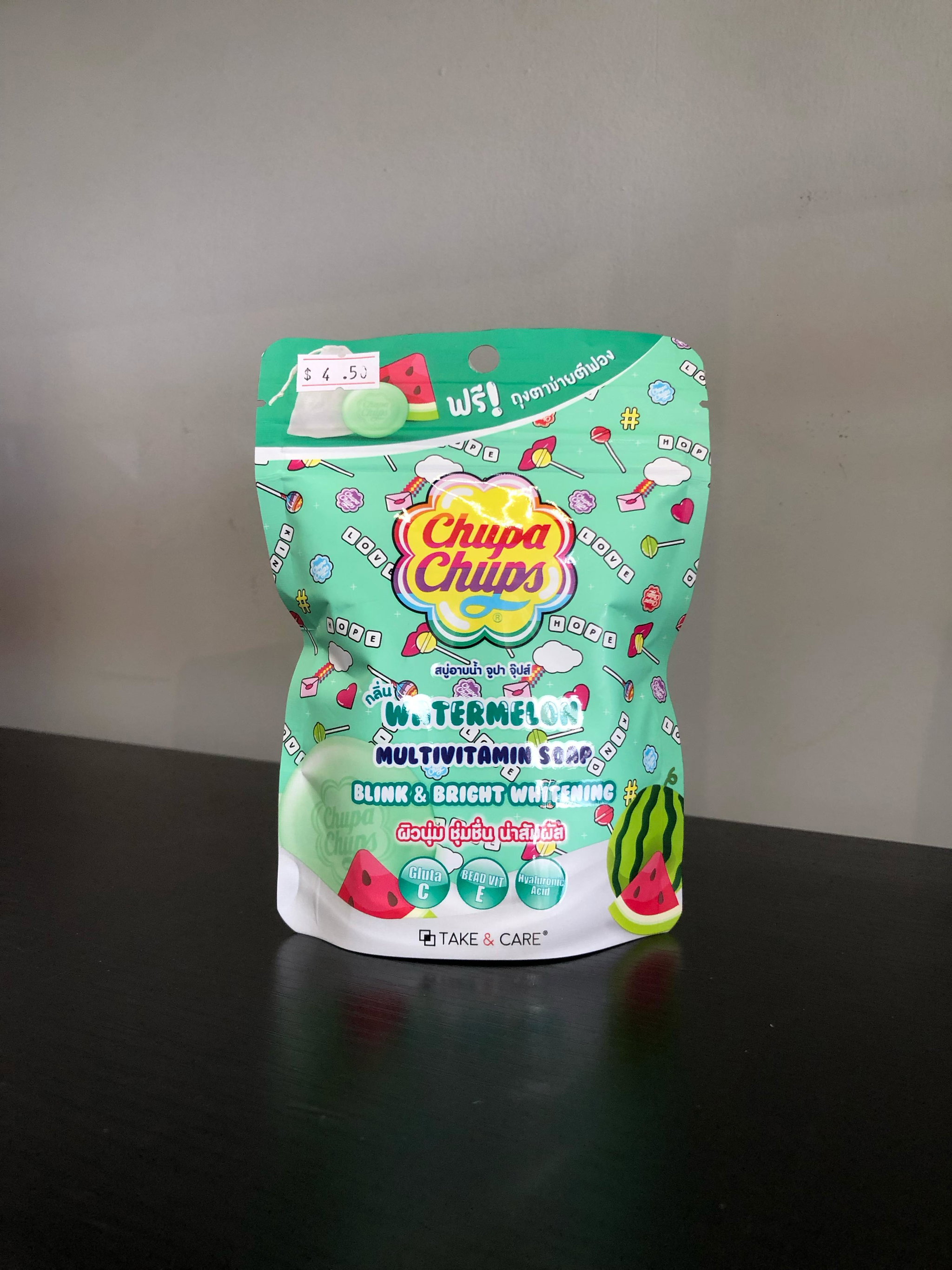 Chupa Chups watermelon Multivitamin Soap blink & bright whitening _0