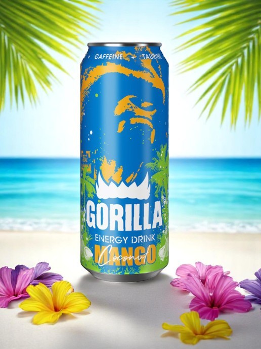 Нушобаи нерудиханда (Напиток энерг) Gorilla манго ж/б 450мл_1