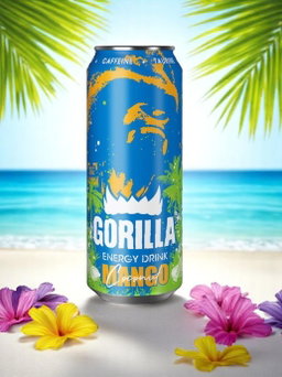 Нушобаи нерудиханда (Напиток энерг) Gorilla манго ж/б 450мл