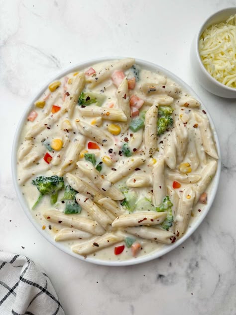 Chicken White Sauce Pasta