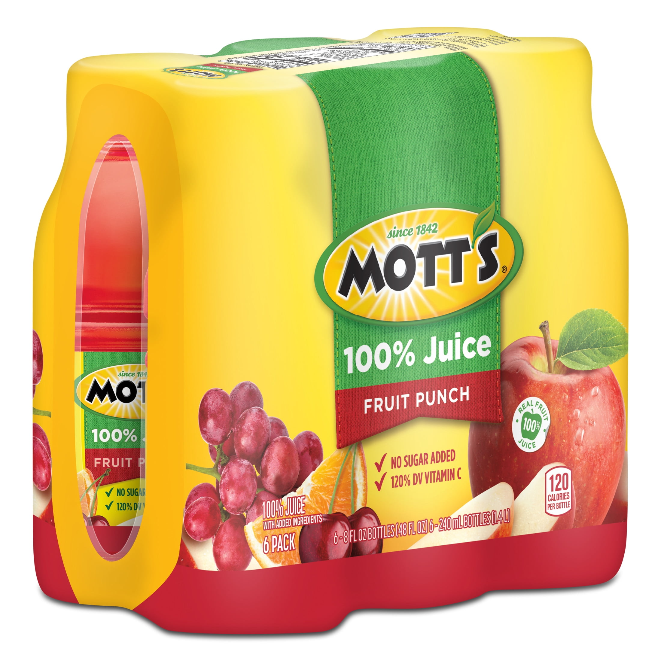 Jugo Mott, botellas de 8 fl oz, paquete de 6_12
