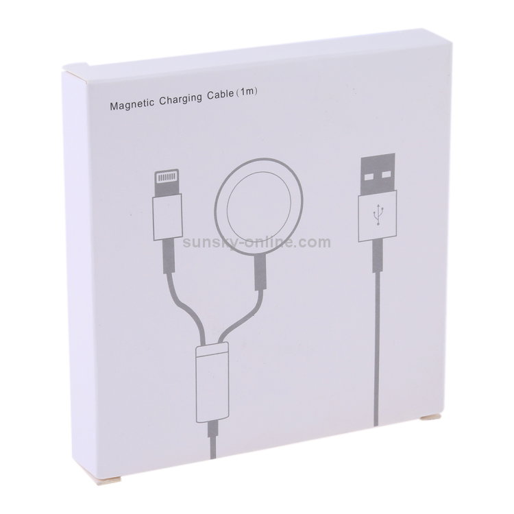 Multi-function 8 Pin Magnetic Charging Cable for iPhone / Apple Watch, Length : 1m_3