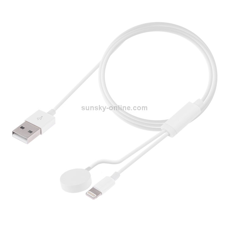 Multi-function 8 Pin Magnetic Charging Cable for iPhone / Apple Watch, Length : 1m_1