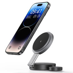 USAMS CD234 Folding 3-in-1 Magnetic Wireless Fast Charger(Gun Color)