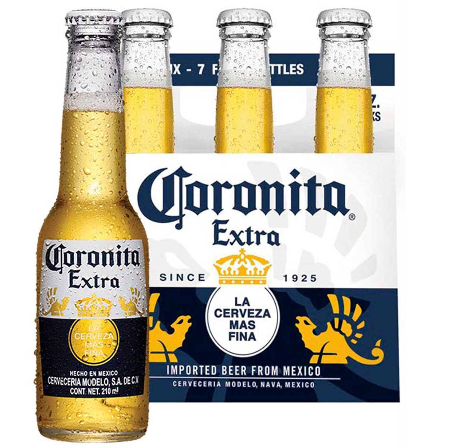 Cerveza Corona extra - botella 210ml_1
