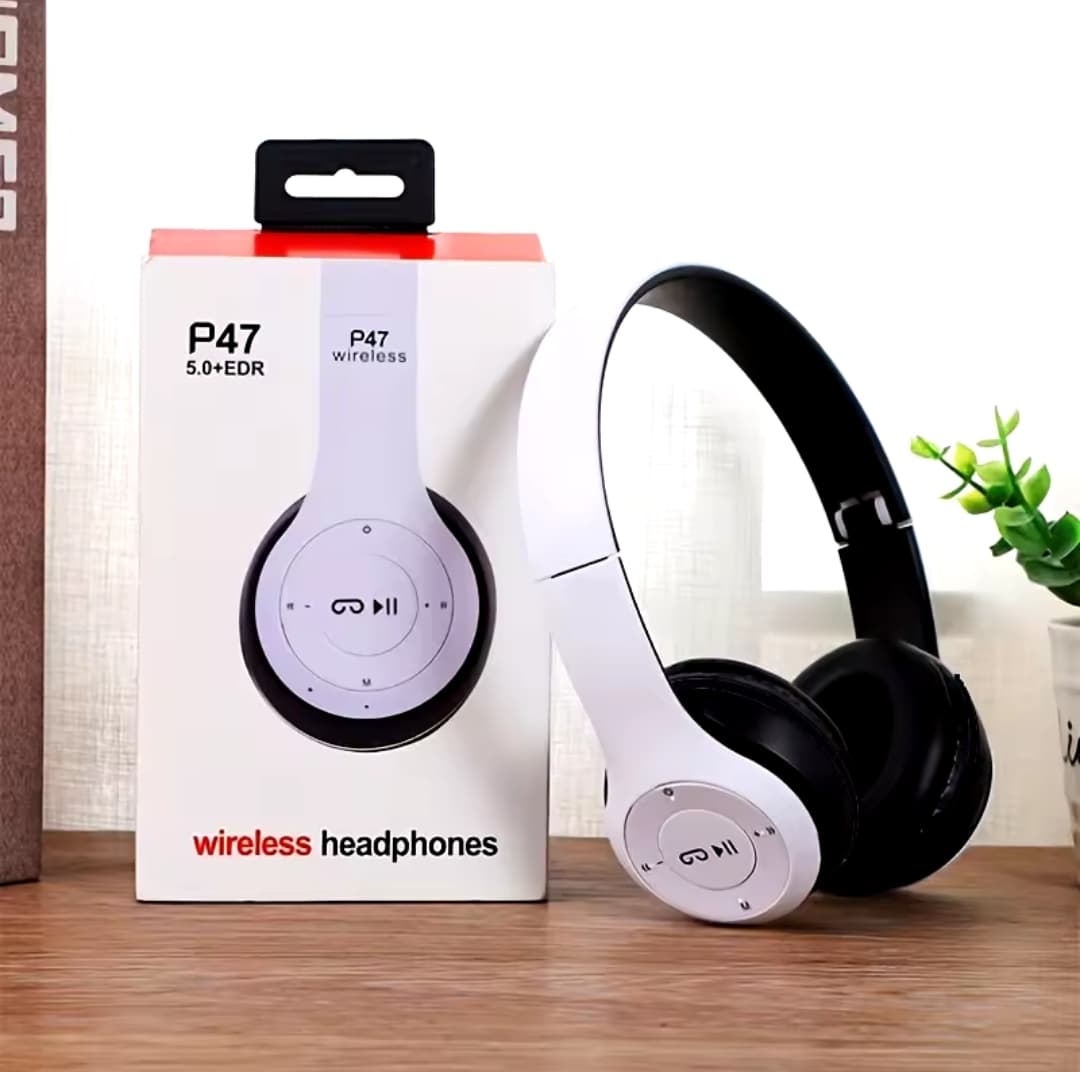 P47 Wireless Bluetooth 5.0 Headphones_0