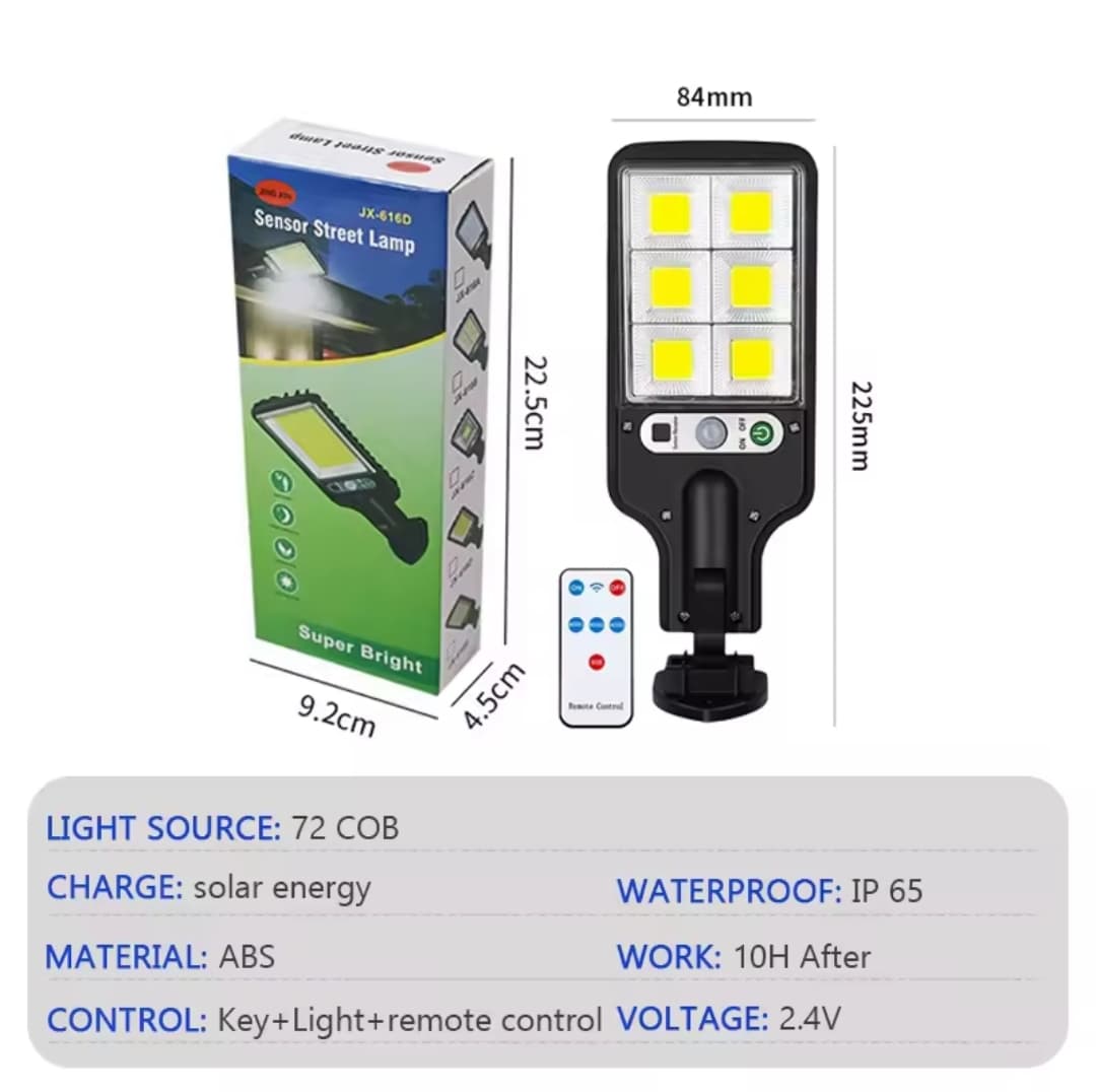 Sensor Street Lamp — Solar-Powered | Motion-Activated | Remote Controlled_1