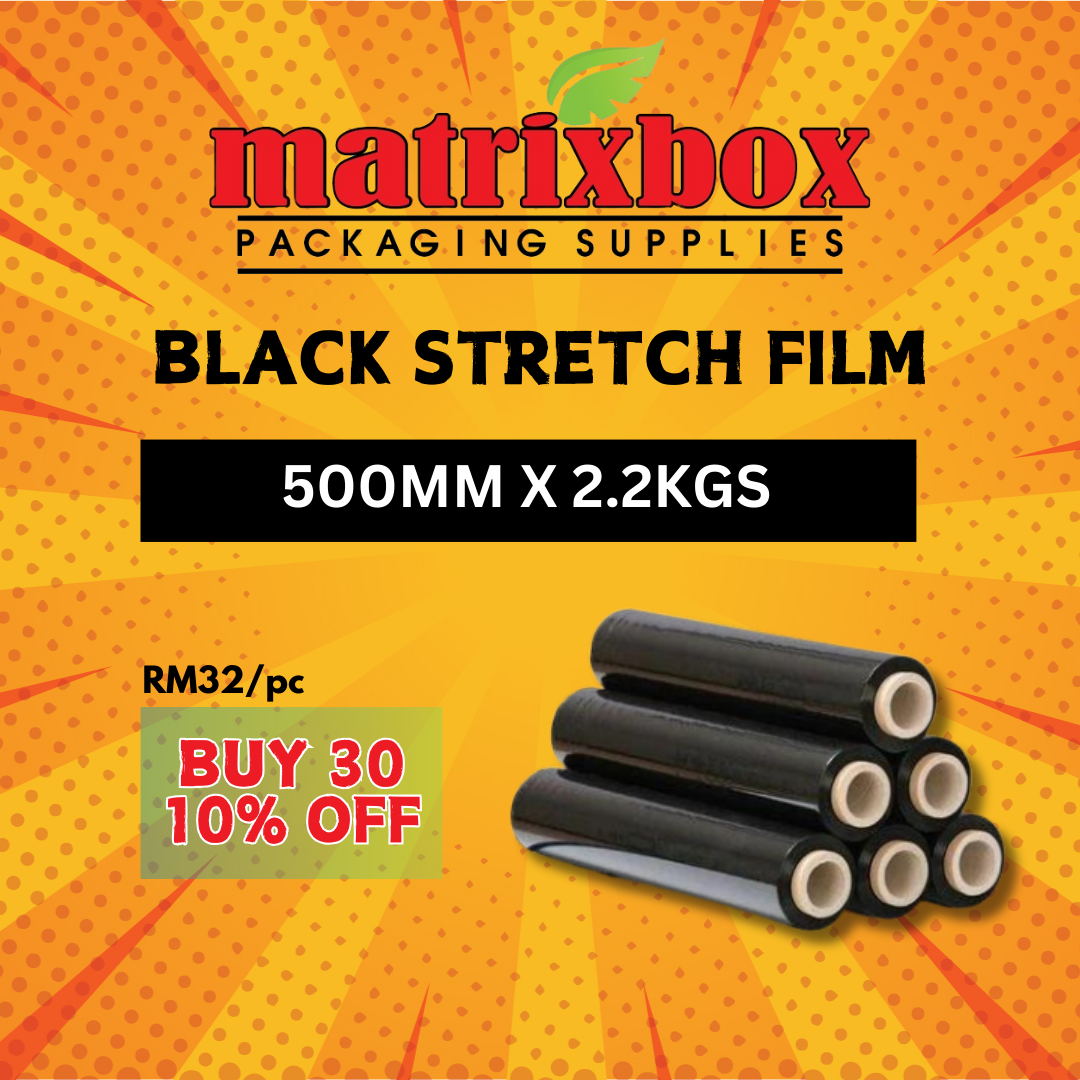 500MM Black Stretch Film_0