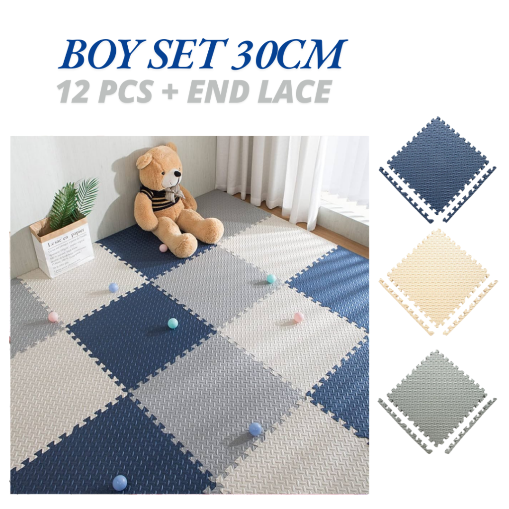 FOAM FLOOR KID PLAYMAT 12PC / SET 30CM X 1CM_4