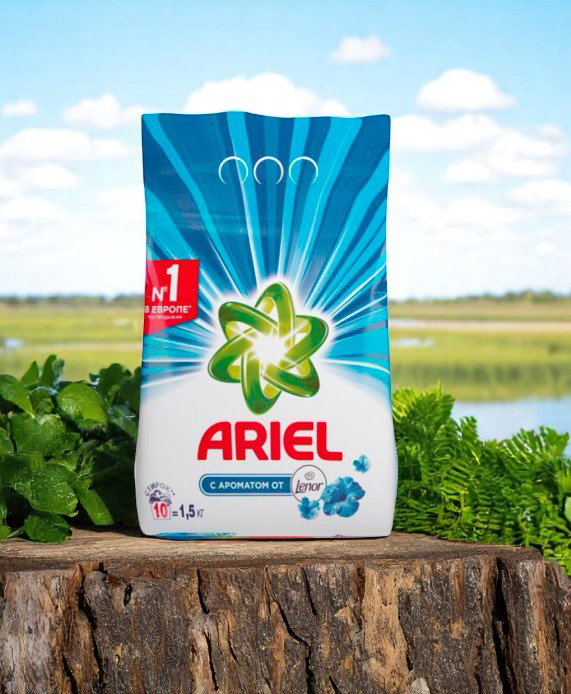 Стир/Порошок Ariel 1,5кг авт Аромат Ленор