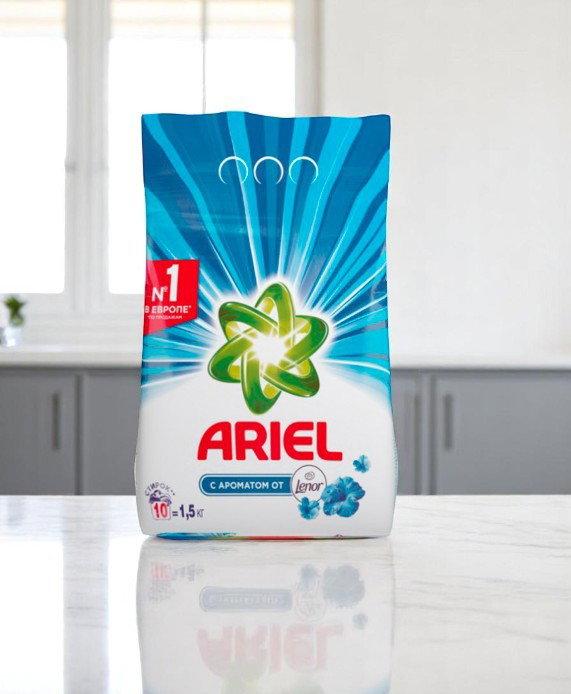 Стир/Порошок Ariel 1,5кг авт Аромат Ленор_2