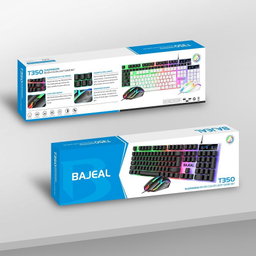 Combo Teclado + Mouse Gamer Bajeal Rgb Laptop Pc Usb Mecânico