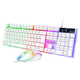 Combo Teclado + Mouse Gamer Bajeal Rgb Laptop Pc Usb Mecânico