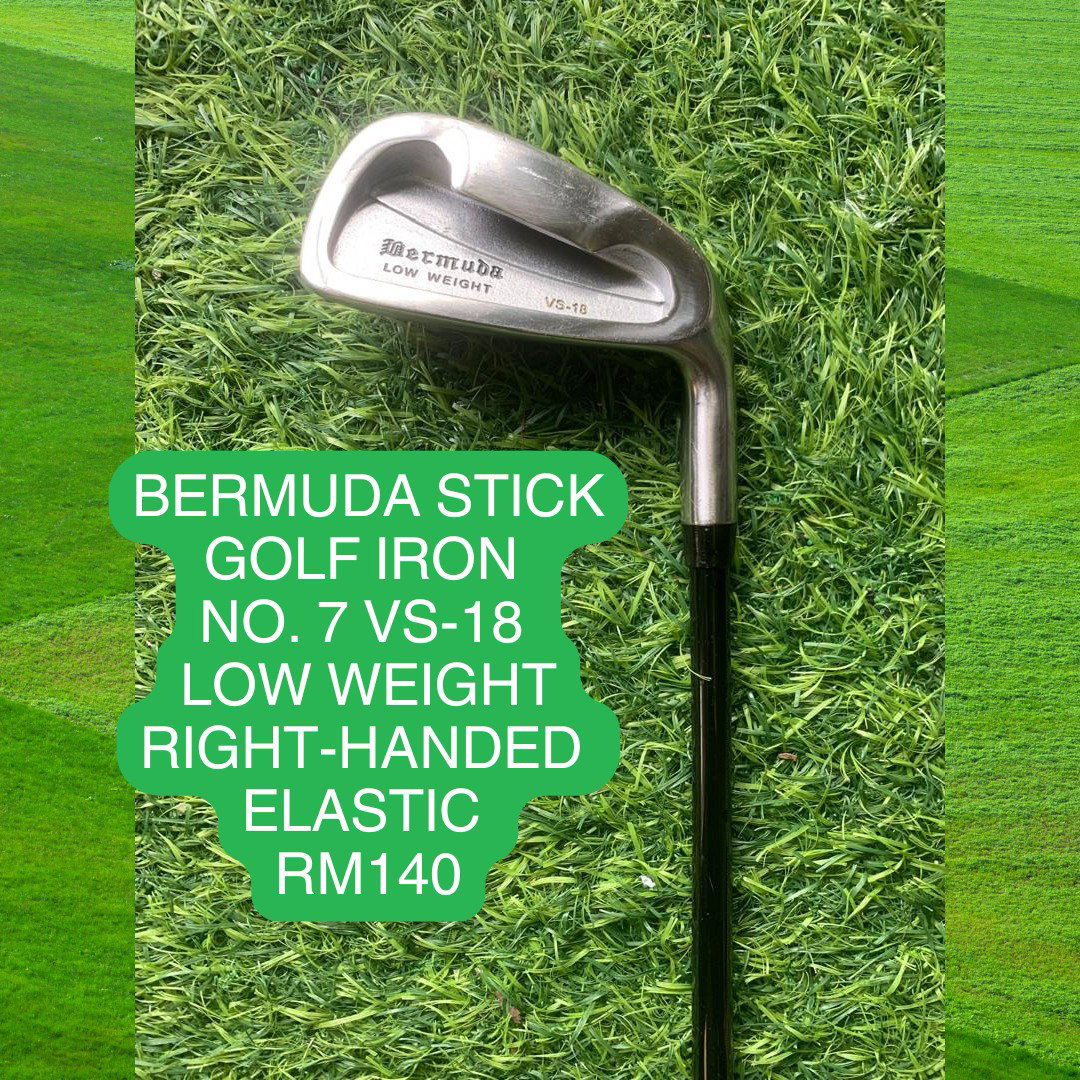 Bermuda Stick Golf Iron No. 7 VS-18 Low Weight Right-Handed Elastic rm140