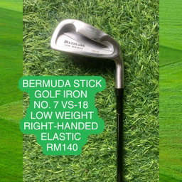Bermuda Stick Golf Iron No. 7 VS-18 Low Weight Right-Handed Elastic rm140