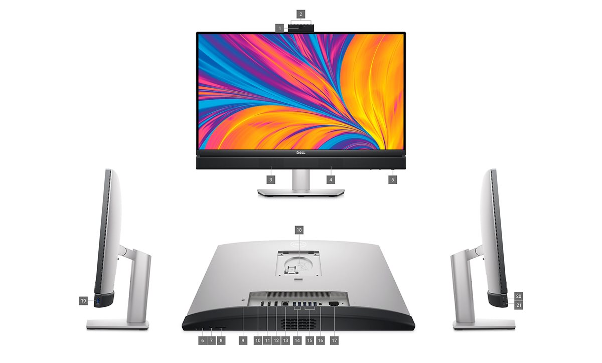 DELL OptiPlex 7400 All-in-One - Intel(R) Core(TM) i7-12700 - 16Gb - 512Gb 24" Full HD Noir_2