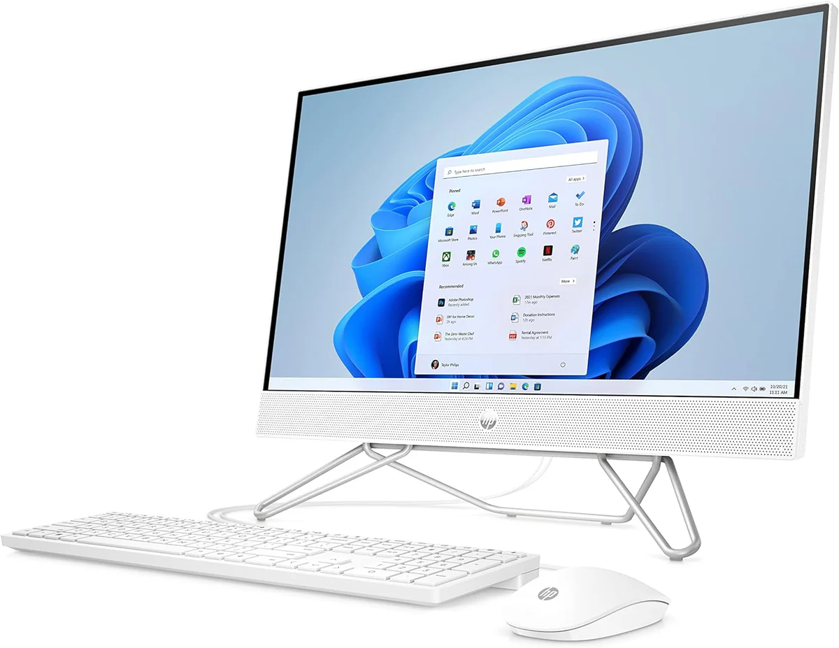 HP All-in-One 24-cb1493nh PC - Intel(R) Core(TM) i5-1235U - 8Gb - 512Gb 24" Full HD Tactile Blanc_2