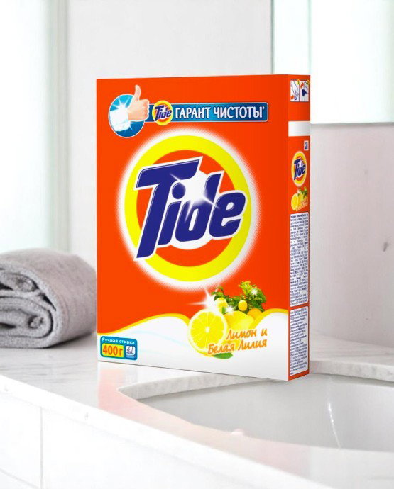 Стир/Хокка(порошок) Tide 400г руч Лимон_1