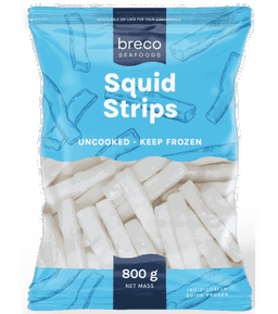 Calamari Strips Crumbed