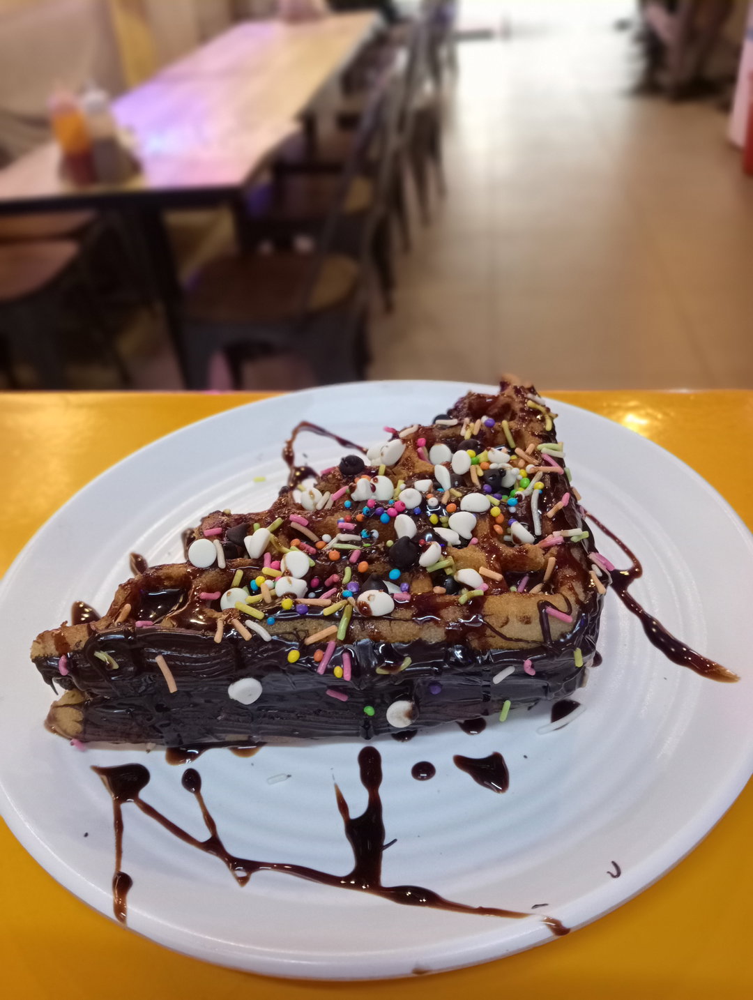 White Chocolate Waffle