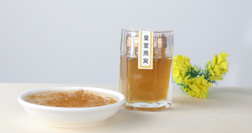 Royal Imperial Bird’s Nest — The Chanel of Bird’s Nest; Finest Grade of Whole Bird's Nest- Fresh, Stewed 5g in a Bottle. 