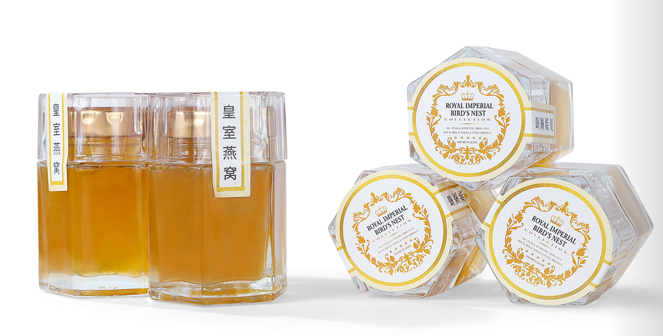 Royal Imperial Bird’s Nest — The Chanel of Bird’s Nest; Finest Grade of Whole Bird's Nest- Fresh, Stewed 5g in a Bottle. _2