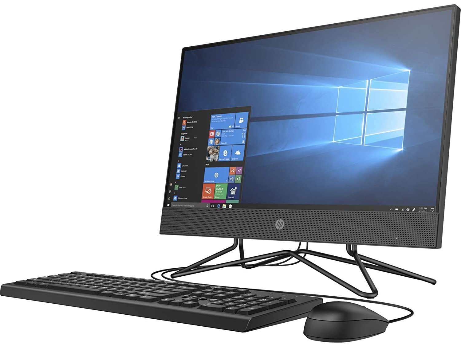HP All-in-One 200 G4 - Intel(R) Core(TM) i5-10210U CPU - 4Gb - 1Tb 22" Full HD Noir_1