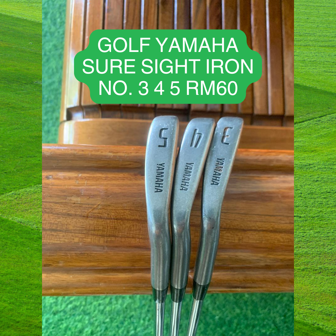 Golf Yamaha Sure Sight Iron No. 3 4 5 rm60