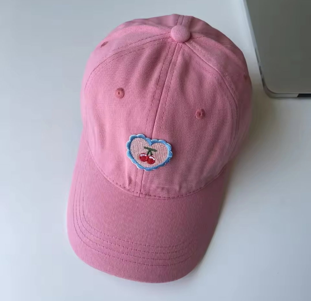 Baby Pink Cerise Cap (NEW🍒)