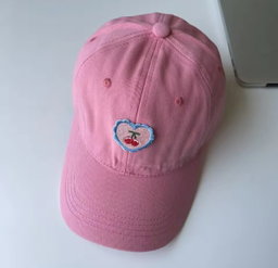 Baby Pink Cerise Cap (NEW🍒)