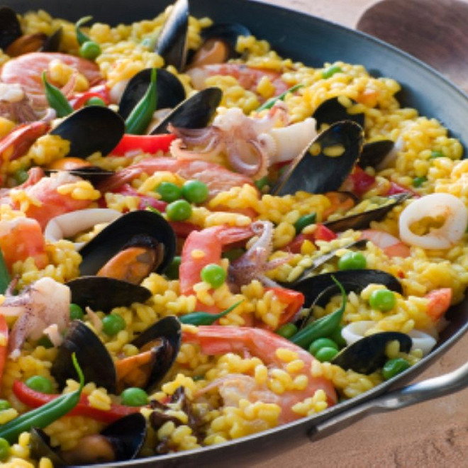 Paella aux fruits de mer (Espagne)