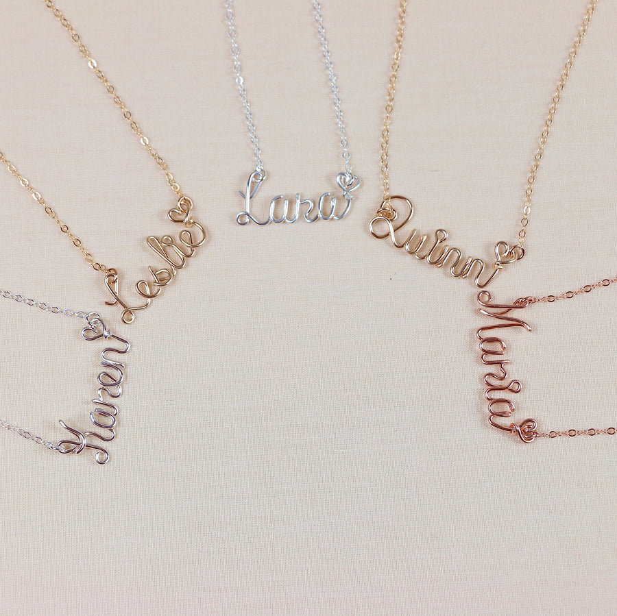 Collier personnalisé en fil de cuivre _0