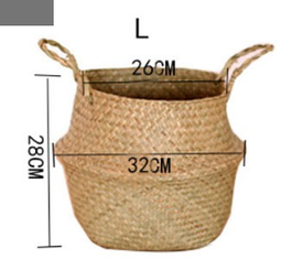 FLOWER TREE ROTTAN BASKET
