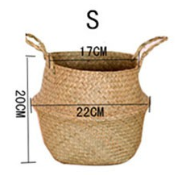FLOWER TREE ROTTAN BASKET