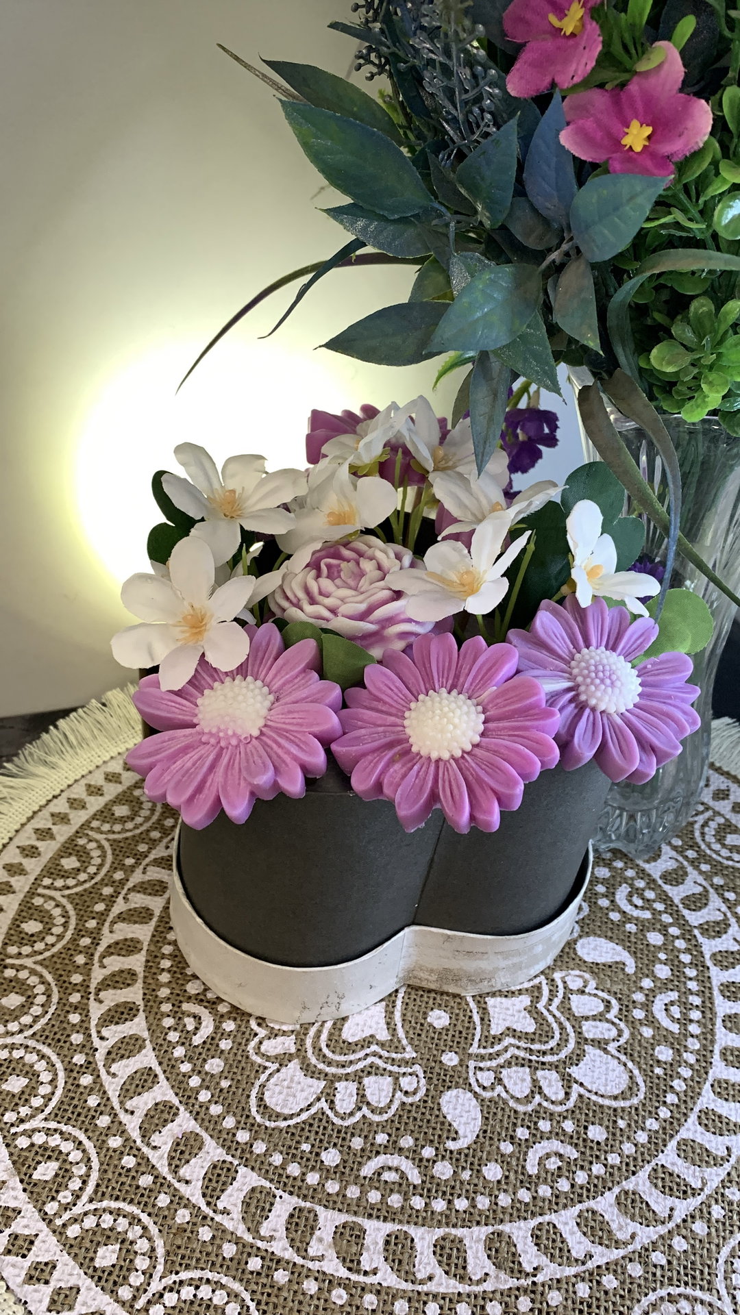 Bouquet de fleur de bougies et ou de fondants parfumés