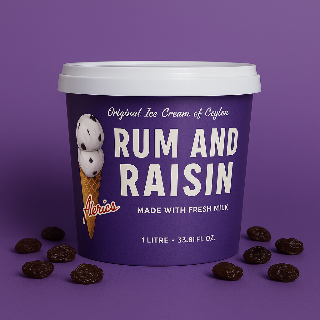 Alerics Ice Tub Rum & Raisin 1L _0