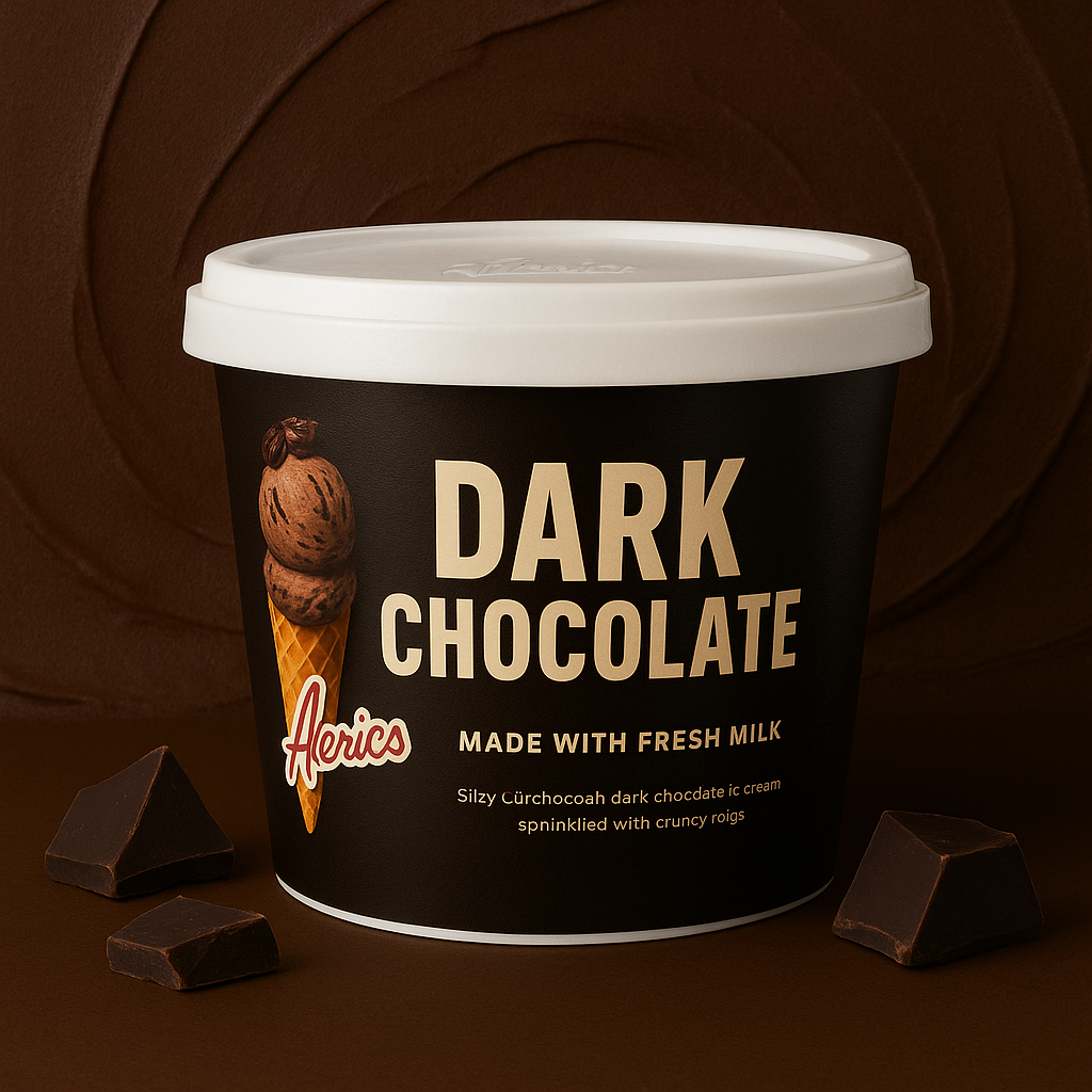 Alerics Ice Tub Dark Chocolate 1L_0
