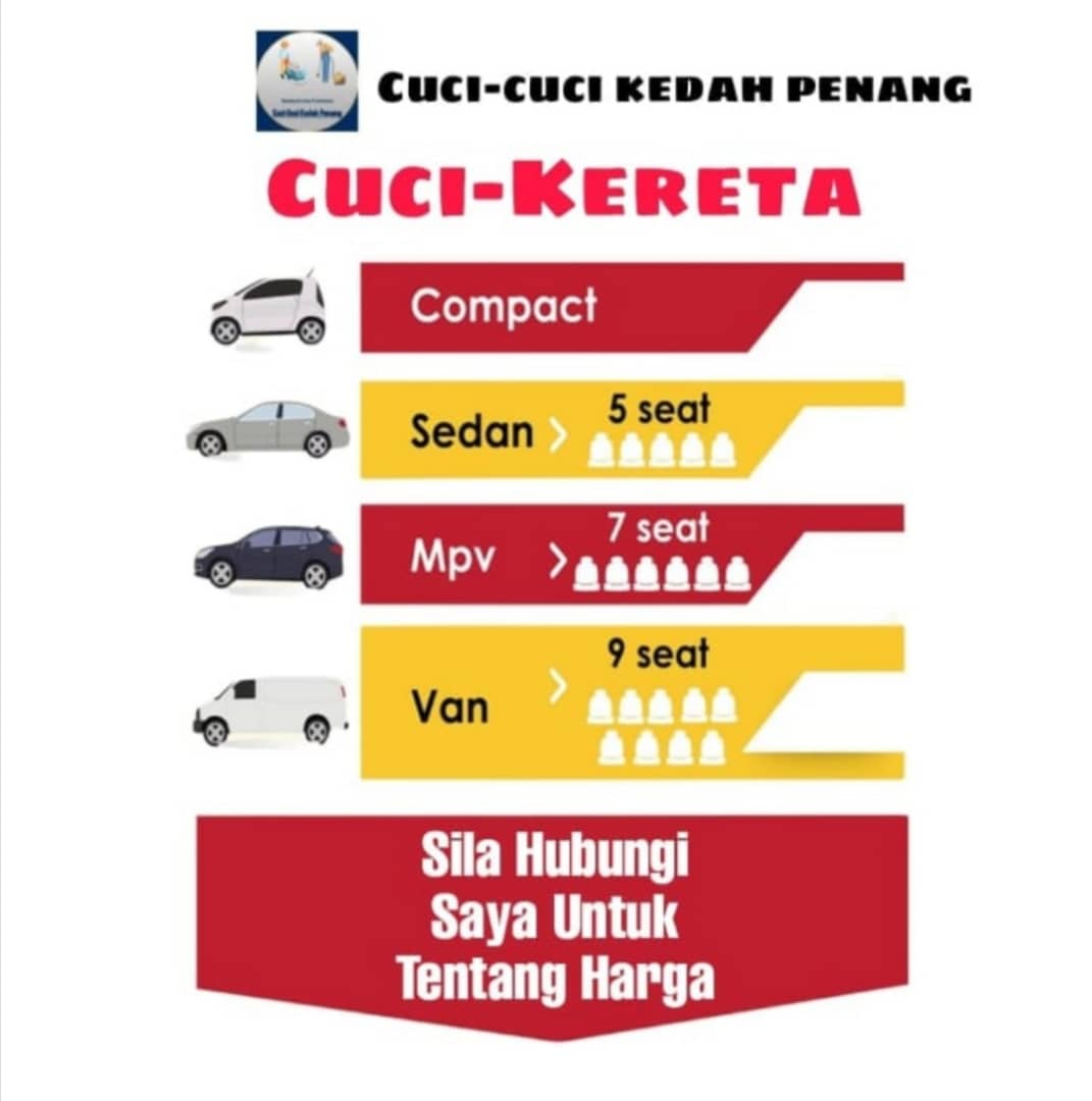 Cuci Kusyen kereta 