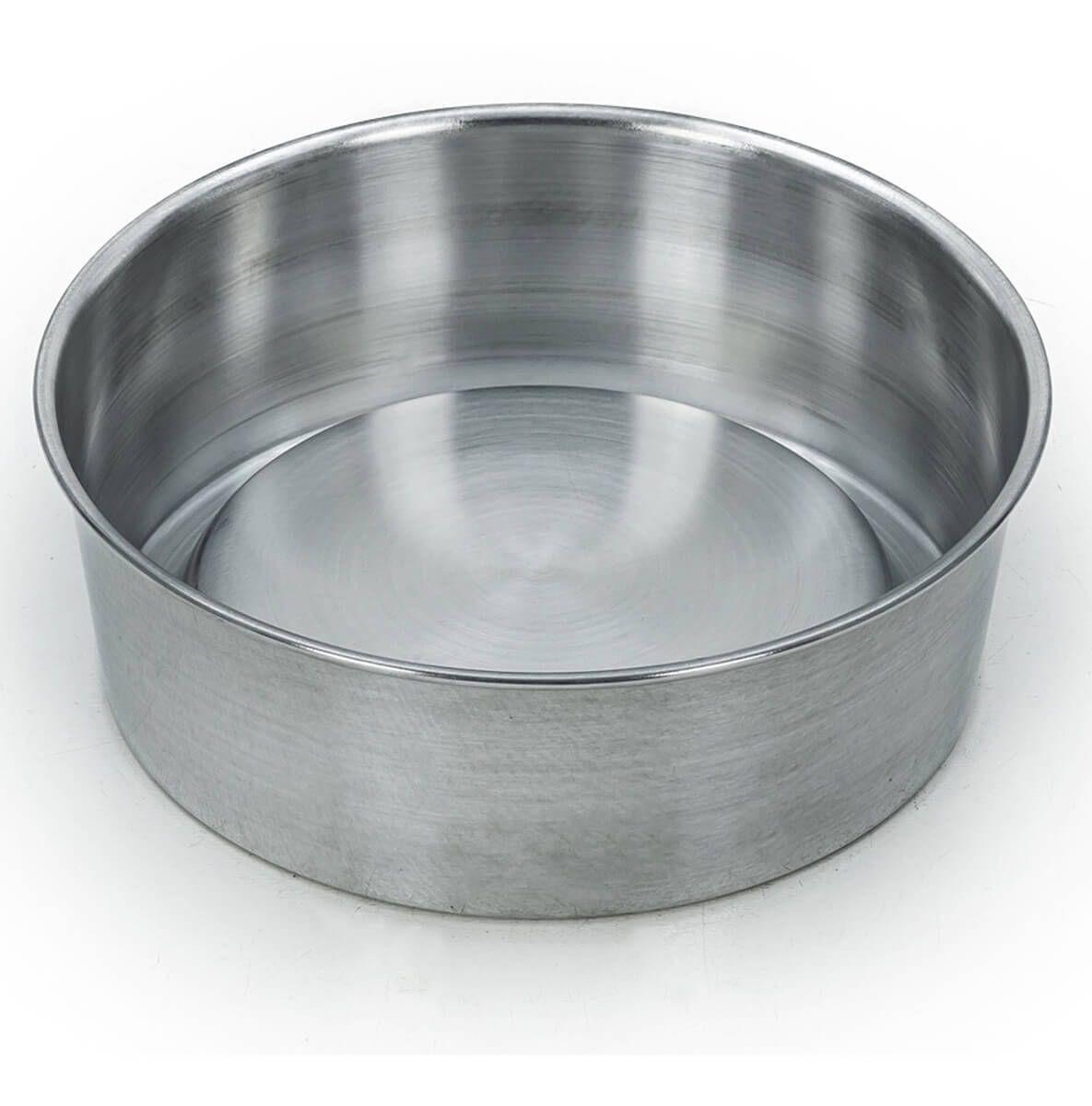 Forma  artesanal de  Alúminio Formato Cilindrico para Bolo de Base x Altura_2