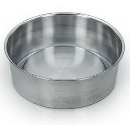 Forma  artesanal de  Alúminio Formato Cilindrico para Bolo de Base x Altura