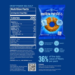 Crisp Power Patatas fritas de pretzel