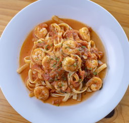 Camarones en Salsa Pomodoro