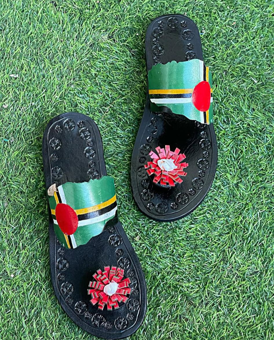 "Dominica Bloom" Independence Pride Sandal_2