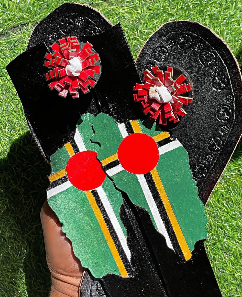 "Dominica Bloom" Independence Pride Sandal_1