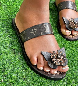 "Rose Luxe" Designer-Inspired Floral Sandal