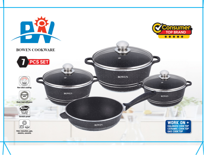 7 PCS BOWEN GRANITE COOKWARE_5