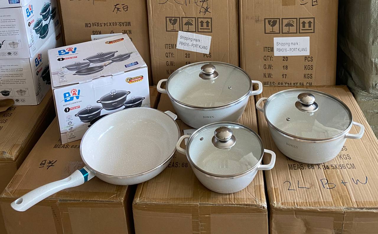 7 PCS BOWEN GRANITE COOKWARE_8