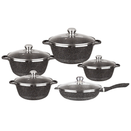 7 PCS BOWEN GRANITE COOKWARE